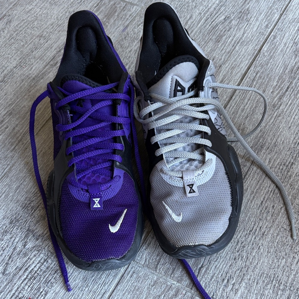 Nike Paul George 6 Dual-Tone Purple and Gray Shoes